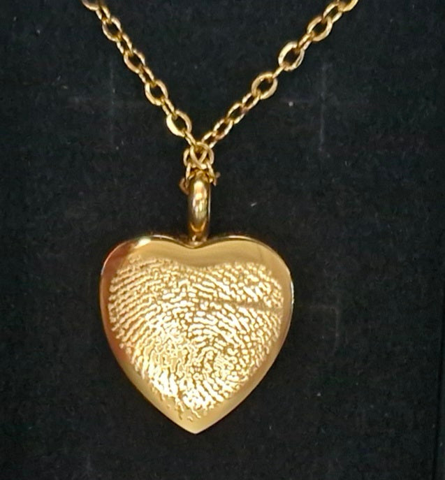 Stainless Steel Heart Urn