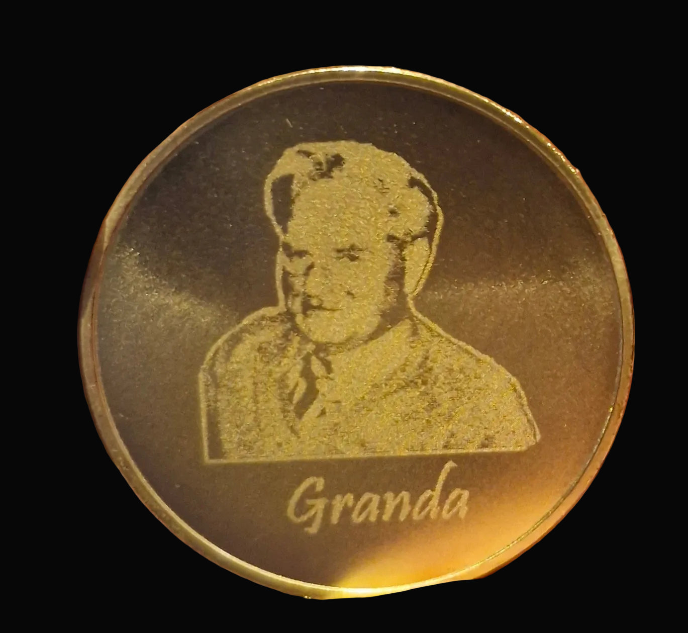 Gold Coin in plastic protective case